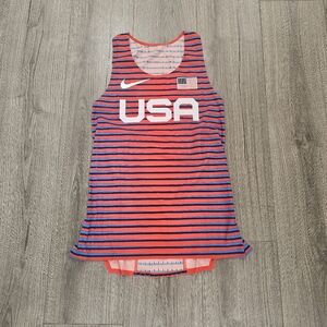 Nike 2023 Team USA Pro Elite Track Singlet Tank Top Mens Large